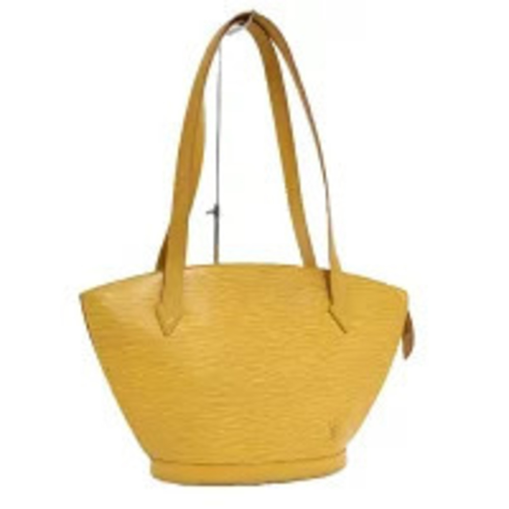LOUIS VUITTON Saint Jacques Poignee Shoulder Bag Long Epi Leather Tassili Yellow